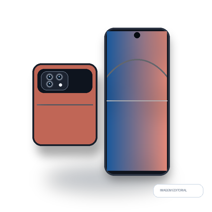 Render editorial de Motorola Razr 50 Ultra