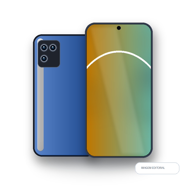 Render editorial de realme GT 7